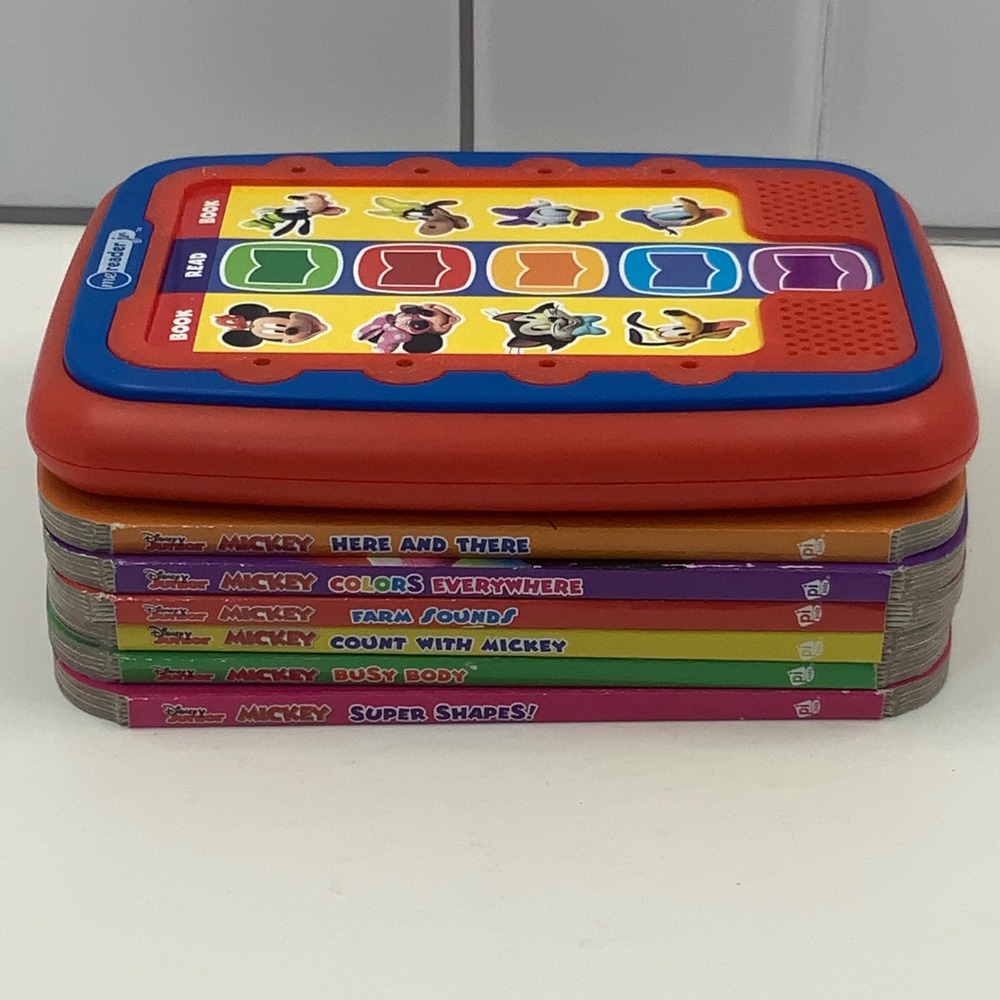 Disney Junior Mickey Mouse Me Reader Jr Electronic‎ Reader and 6 Board Book Set - Picture 7 of 10